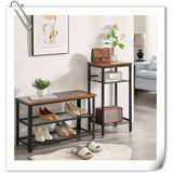 Brianica 14.96'' W Metal Nightstand