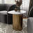 Vanita Sintered Stone End Table