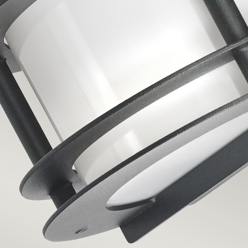 Ullmann Outdoor Bulkhead Light, Opal Black, 60W E27