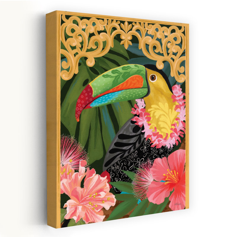 Toucan tropical - oiseau tropical toucan, H 24 po x l 16 po