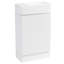 Meuble-lavabo simple 18,6 po avec lavabo blanc