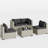 5 Pieces Patio Conversation Set-1505605495