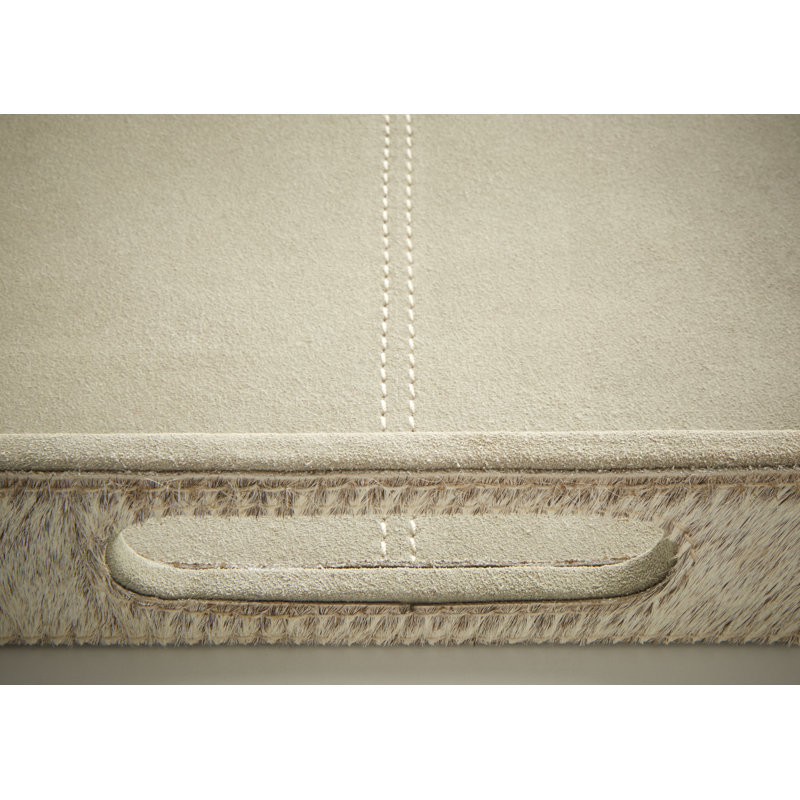 Brixton Leather / Faux Leather Tray, 20" H x 14.25" W x 2" D
