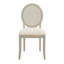 Chaise parsons capitonnée en tissu-463412697