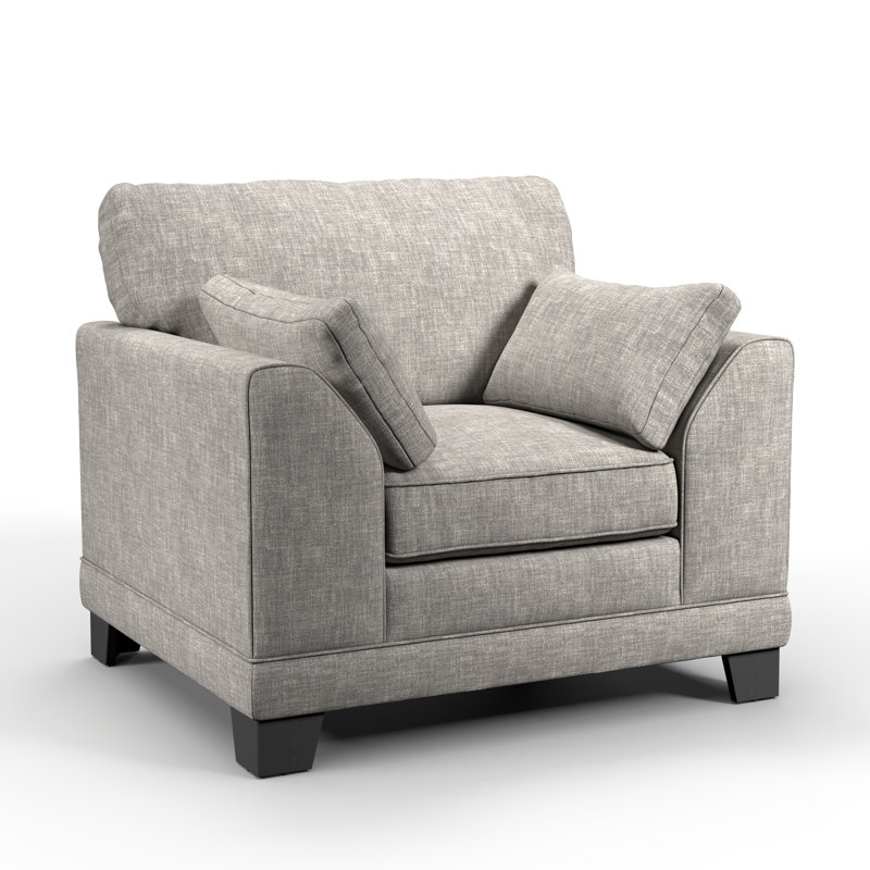 Aadil Upholstered Armchair, Mist