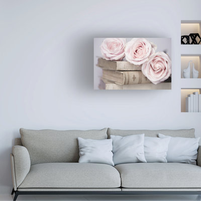 Art sympa sur toile «Roses rétro»