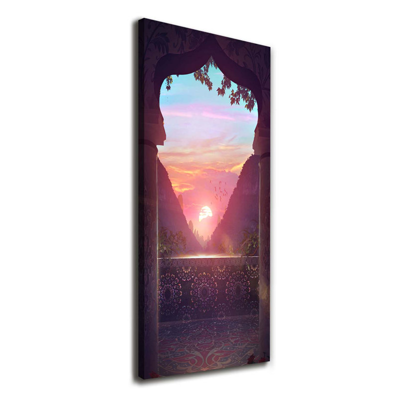 Architecture East - Wrapped Canvas Print