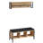 Soun Hall Tree 39.4'' Wide with Bench