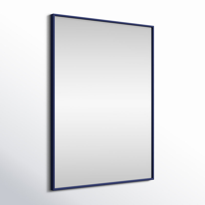 Miroir mural Sabine, 36 po x 27 po, Bleu
