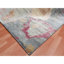 Tapis au design Ã©clectique, 2,74 m x 3,68 m, gris pierre, 100 % soie et laine, nouÃ© Ã  la main, rÃ©fÃ©rence 564206D7D6B042468A419341A03398A0