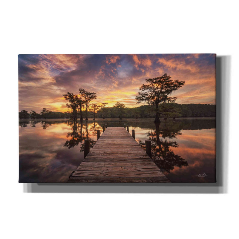 «Walk to the Sun» par Martin Podt, art mural sur toile, H 26 po x l 40 po x 1,5 po