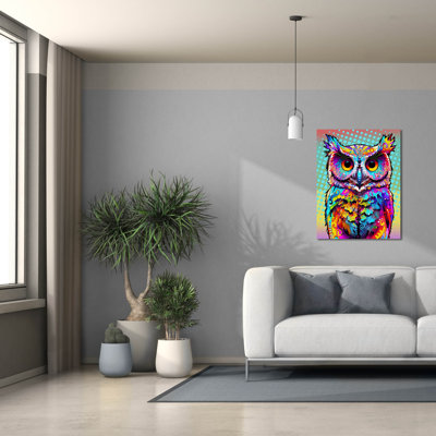 Dignity Owl' by Dean Russo Canvas Wall Art