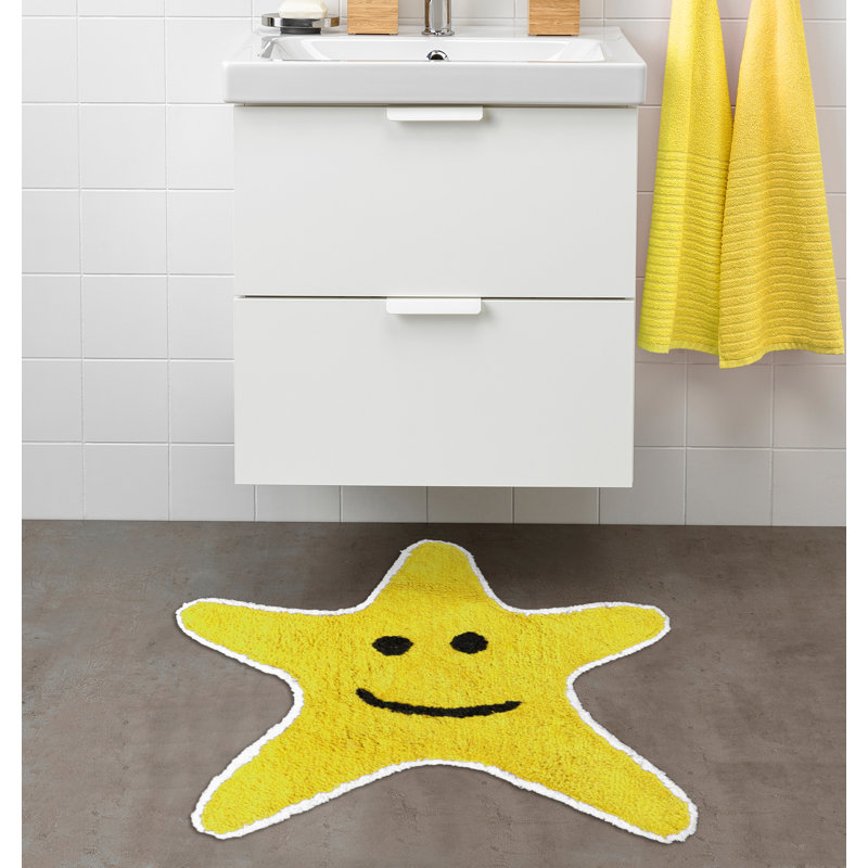 Tapis pour salle de bain Koeppe, Jaune