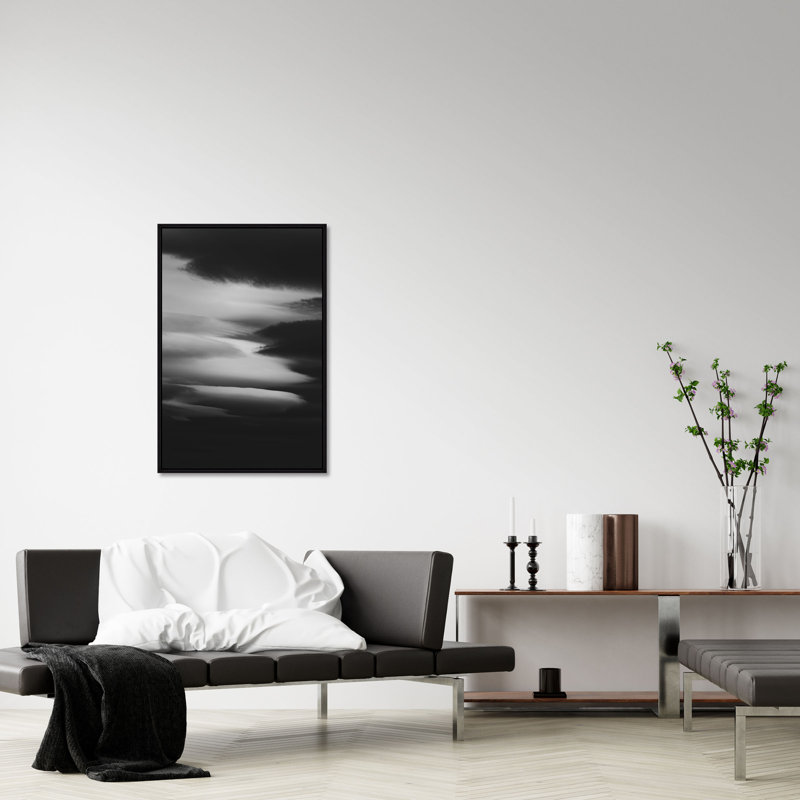 Lenticular Clouds IX Print by Addison Jones, 37.75" H x 25.75" W x 1.5" D, Image Brush Gel