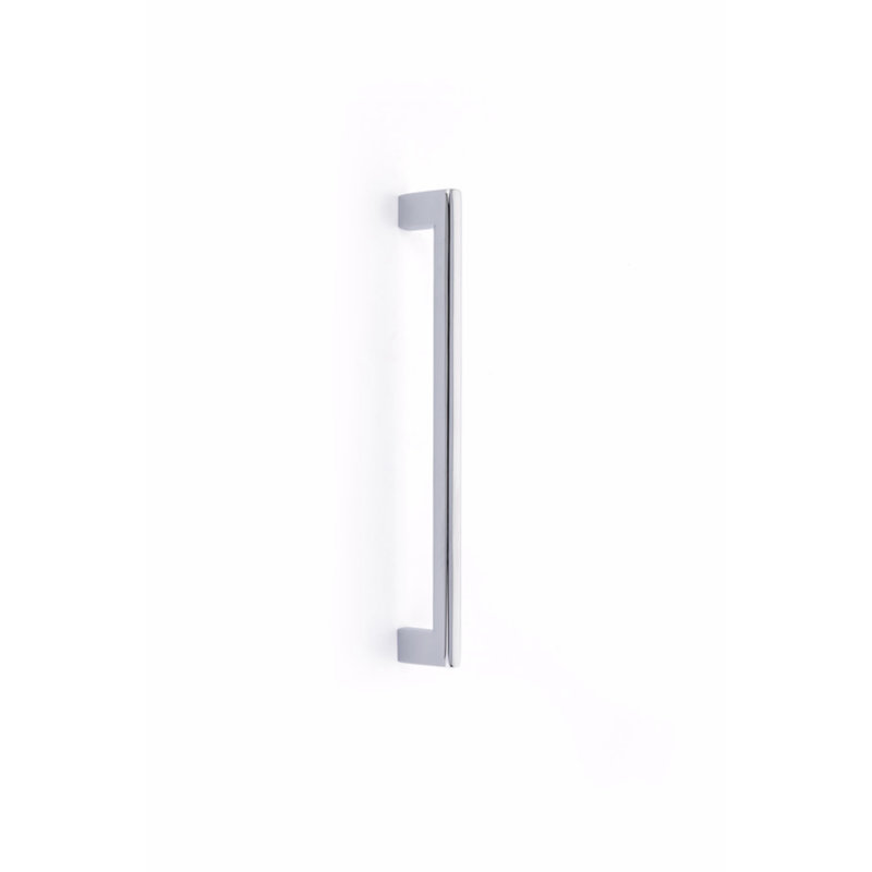 Poignée d'électroménager Emtek Jasper (fixation dos à dos), Chrome poli, 12 po d'un centre à l'autre