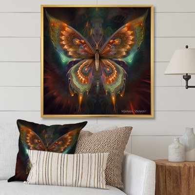Papillon magique éthéré