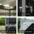 Storage Shed With Sloping Roof Galvanized Steel Frame Outdoor Garden Shed Metal Utility Tool Storage Room With Latches And Lockable Door For Balcony (Dark Gray)-113881132