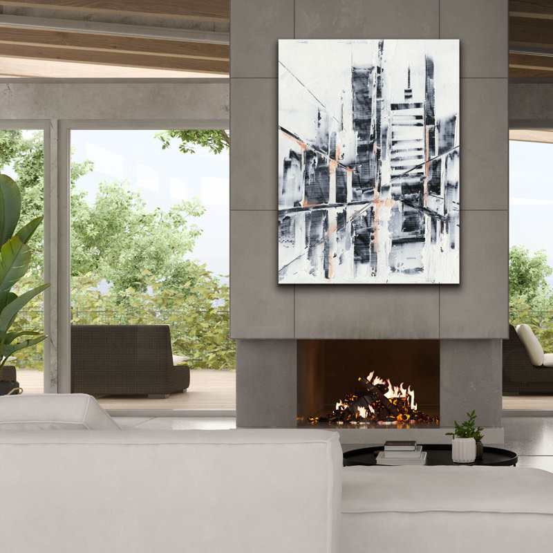 «Sunset Réfraction 1» par Ethan Harper, art mural sur toile, H 54 po x l 40 po