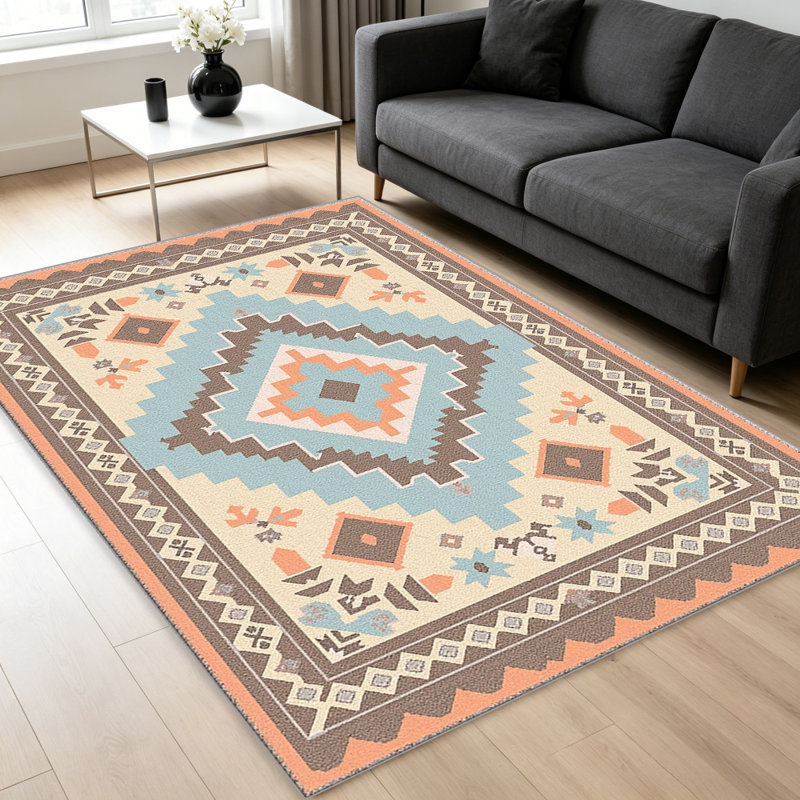 Desert Neutral Rug   area rugs for Living Room, Soft and Comfortable, Suitable for all seasons, easy to maintain, machine washable Indoor floor mat, Under Table Farmhouse suitable for Bedroom, Dining Room, Study,  Balcony, Home Decor Patio