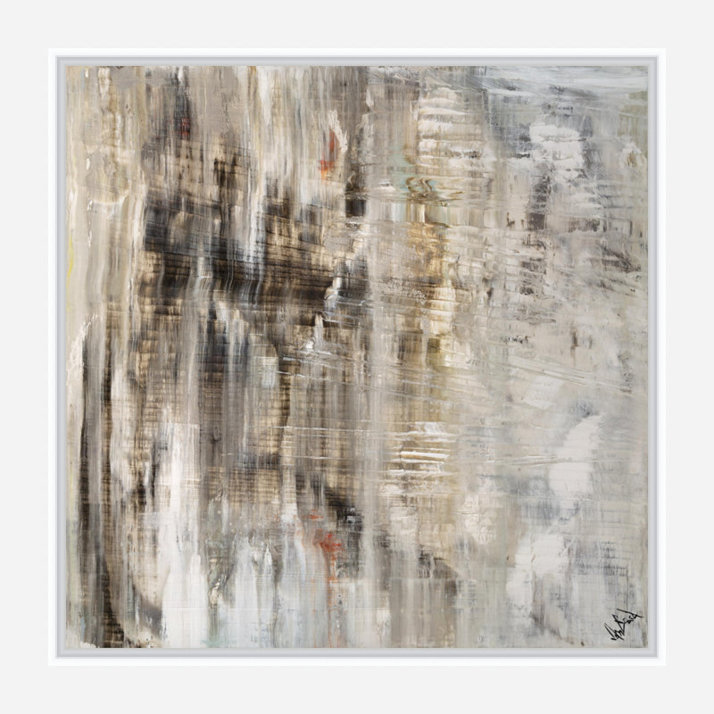 Armada - Artist Enhanced Canvas Print, 37.5" H x 37.5" W x 1.75" D, White Framed Canvas