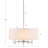 Rios Modern Elegance 5-Light Drum Shade Chandelier-466529160-466529163