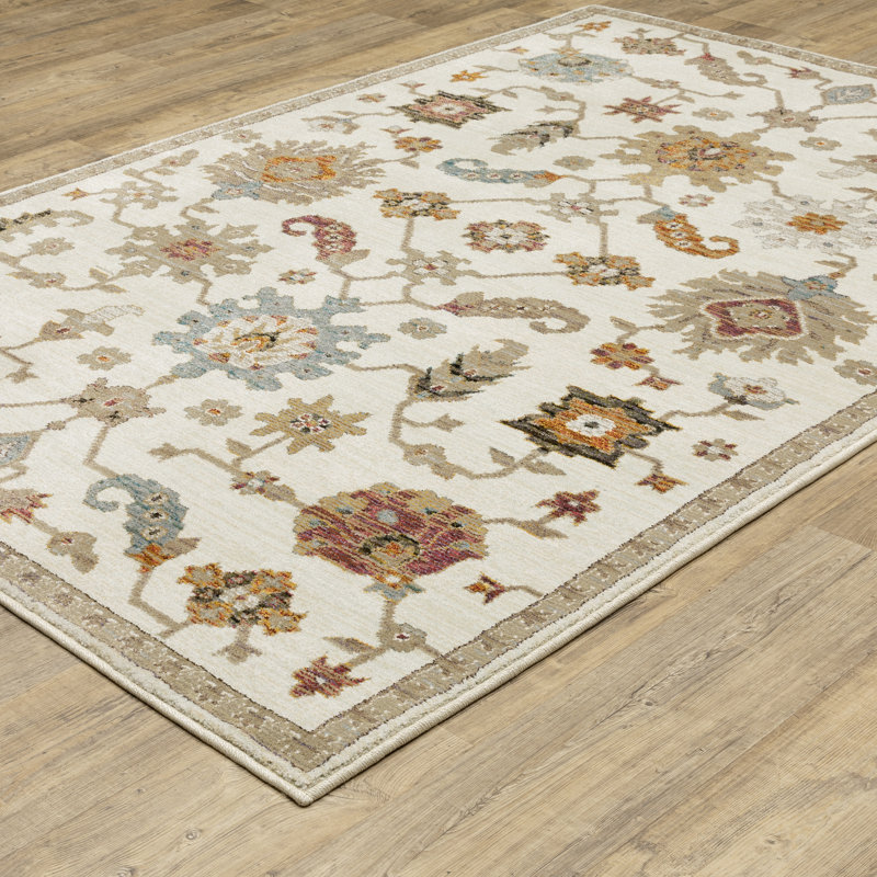 Wolcottville Oriental Indoor Rug, Rectangle 6'7" x 9'6"