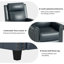 Fauteuil inclinable 33,5 po en cuir véritable-244517777