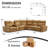 Lyquinn L-Shaped Faux Leather Power Reclining Sectional