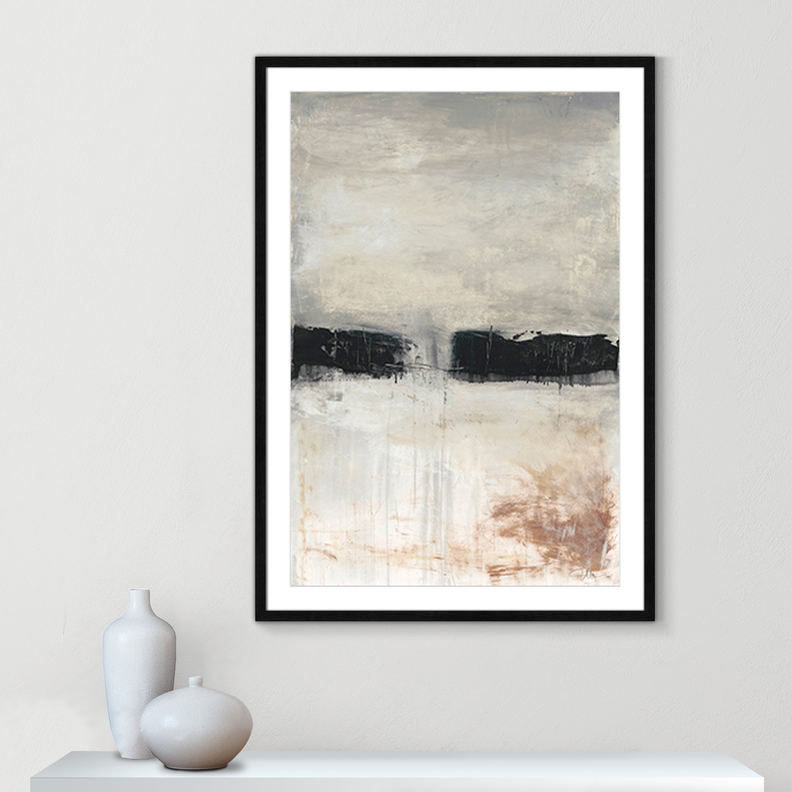 Autumn In The Dark Forest by Filippo Ioco, Black Framed, 41.5" H x 29.5" W x 0.75" D