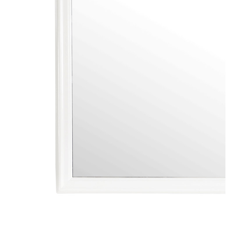 Miroir mural moderne pour salle de bain, blanc