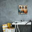 «Three Palms» par Rey Klimt, art mural sur toile-768667486
