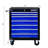 7 DRAWERS MULTIFUNCTIONAL TOOL CART WITH WHEELSBLACK+BLUE