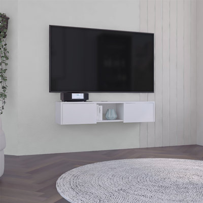 Meuble télé polyvalent avec rangement et rangement dissimulés