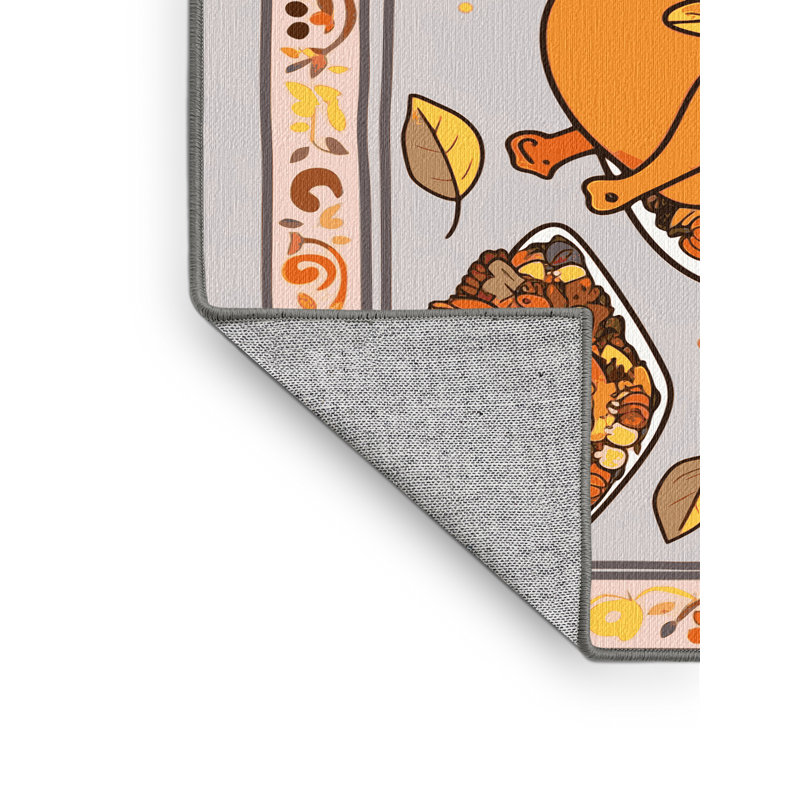 Tapis de Noël East Urban Home, Rectangle de 5 pi x 8 pi