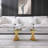 Bangor 51.18” Glass Top Single Coffee Table-1156044908