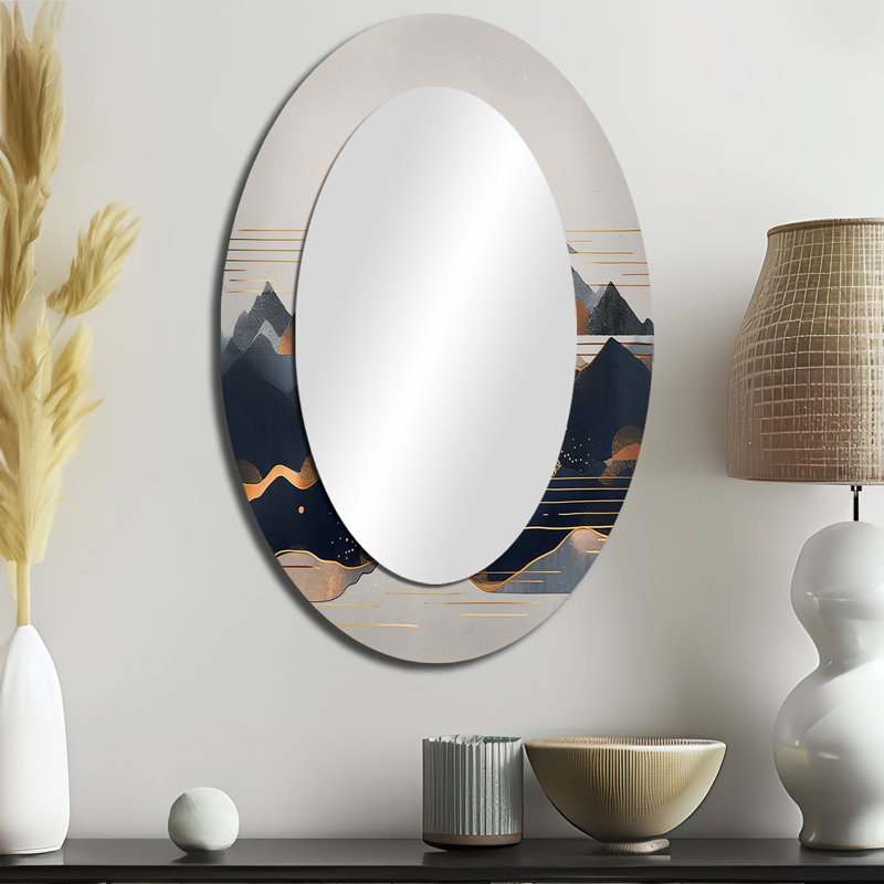 Miroir mural moderne Daring Moutain Horizons III, 36 po x 24 po