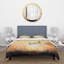Three Cranes Flying Through Sunset - Ensemble de housse de couette traditionnel - Polyester en microfibre-66392811