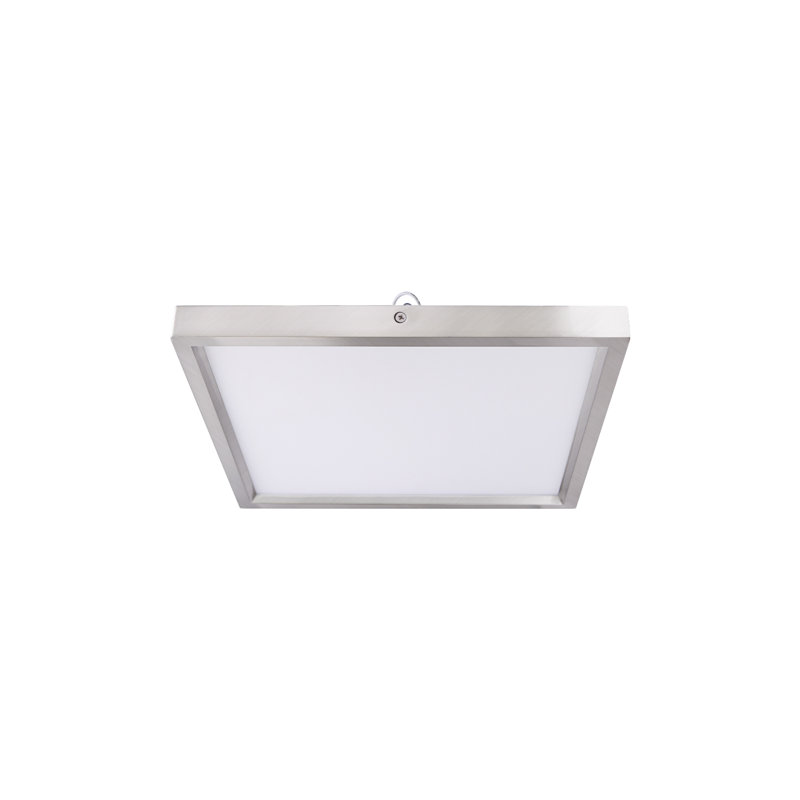 Plafonnier encastré 1 lumière DEL, H 1 po x l 13 po x P 13 po