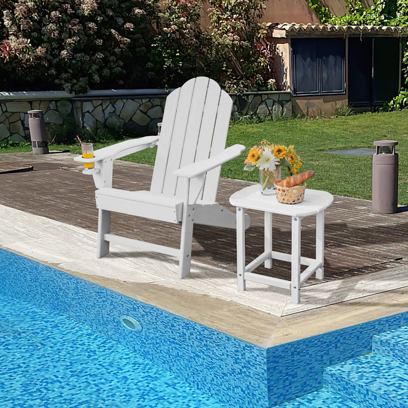 Ottosen Outdoor Adirondack Chair, White