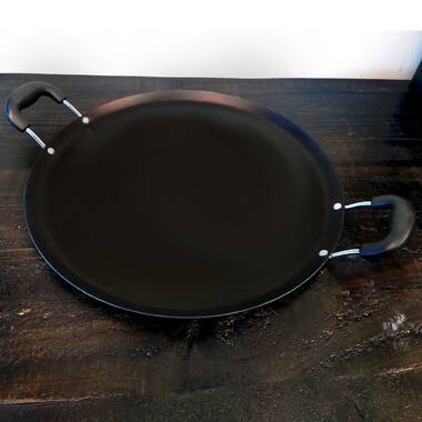 Infuse 13-inch Round Carbon Steel Comal - Black