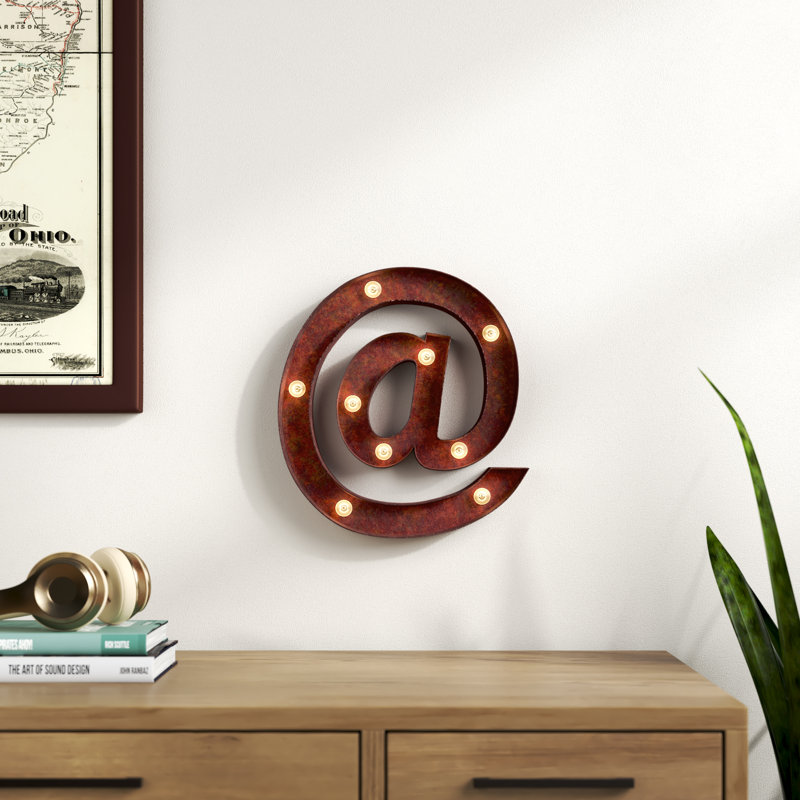Industrial Wall Decor on Metal