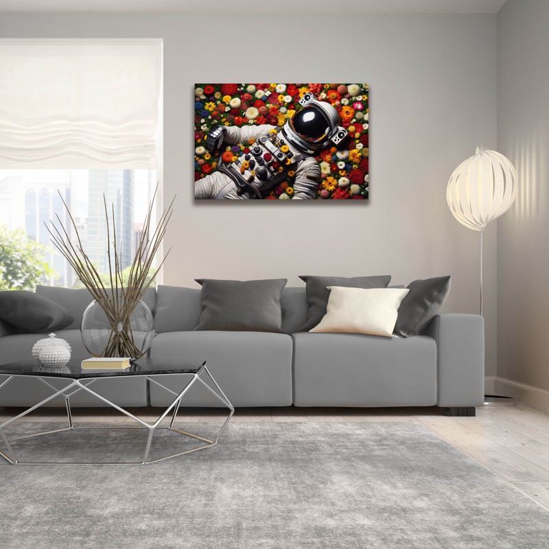 «Take A Break» par Rey Klimt, art mural en verre acrylique, H 24 po x l 36 po x P 0,2 po