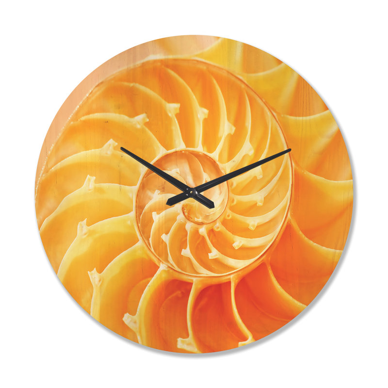 Horloge murale jaune, Très grand