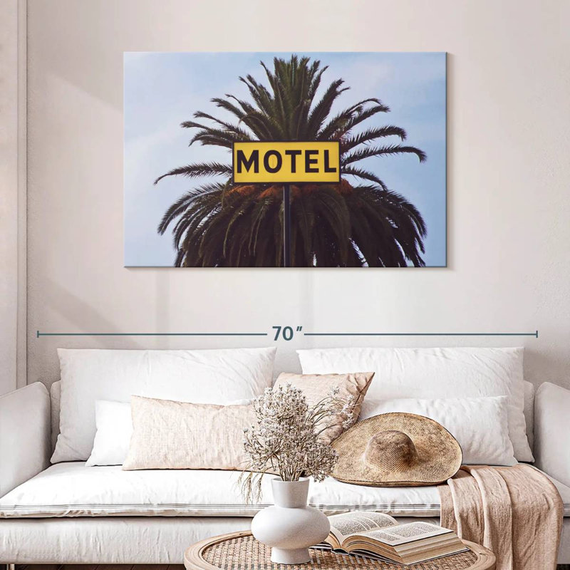 Motif tropical rétro, H 30 po x l 45 po