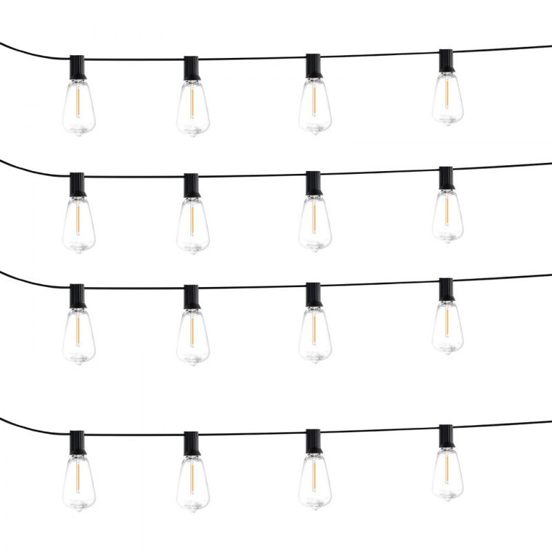 Guirlande de 200 lumières DEL d'extérieur imperméables ST38