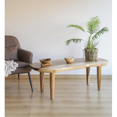 Mancilla Solid Wood Four Leg Coffee Table