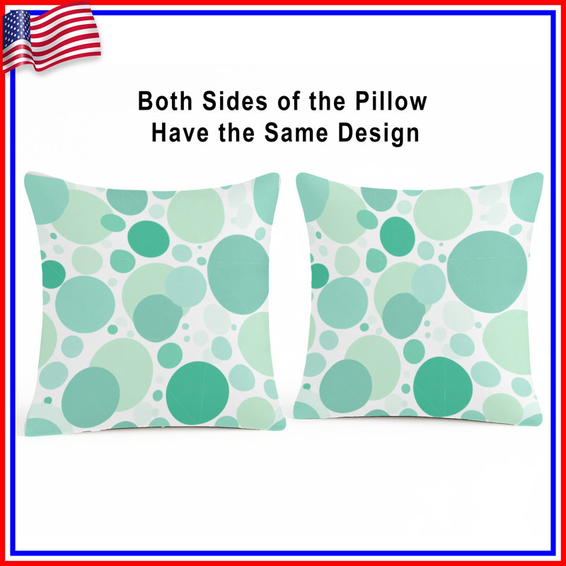 Coussin Circles, 20 x 20 inches