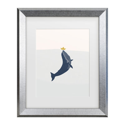 «Menina Lisboa Whale Sail Boat Matted Art»