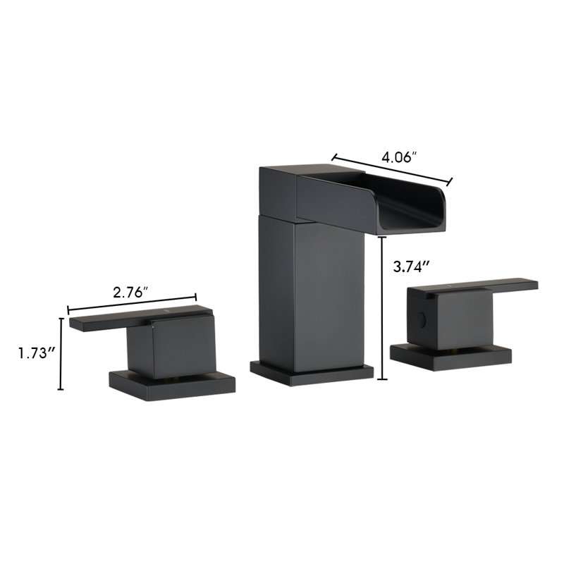 Robinet de salle de bain moderne à double poignée