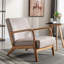 Chaise rembourrée en microfibre de style rétro-2038358722